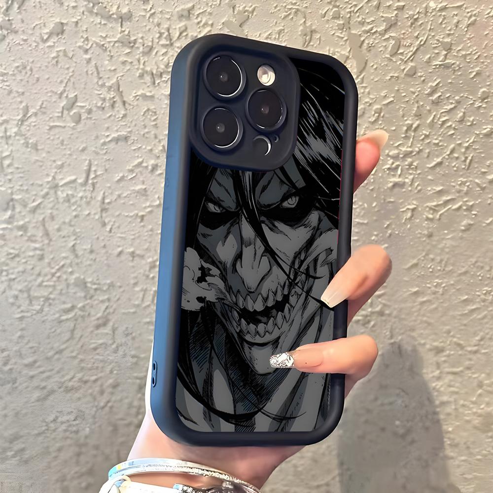 

Attack On Titan Phone Case For IPhone 17 Pro Max 16 15 14 Pro Max IPhone 13 Pro Max 11 Plus Silicone Cover iPhone 12 Pro Max