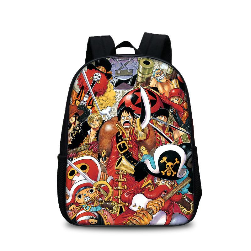 One Piece Backpack For Kids With Nylon Material And Adjustable Straps For School And Daily Use