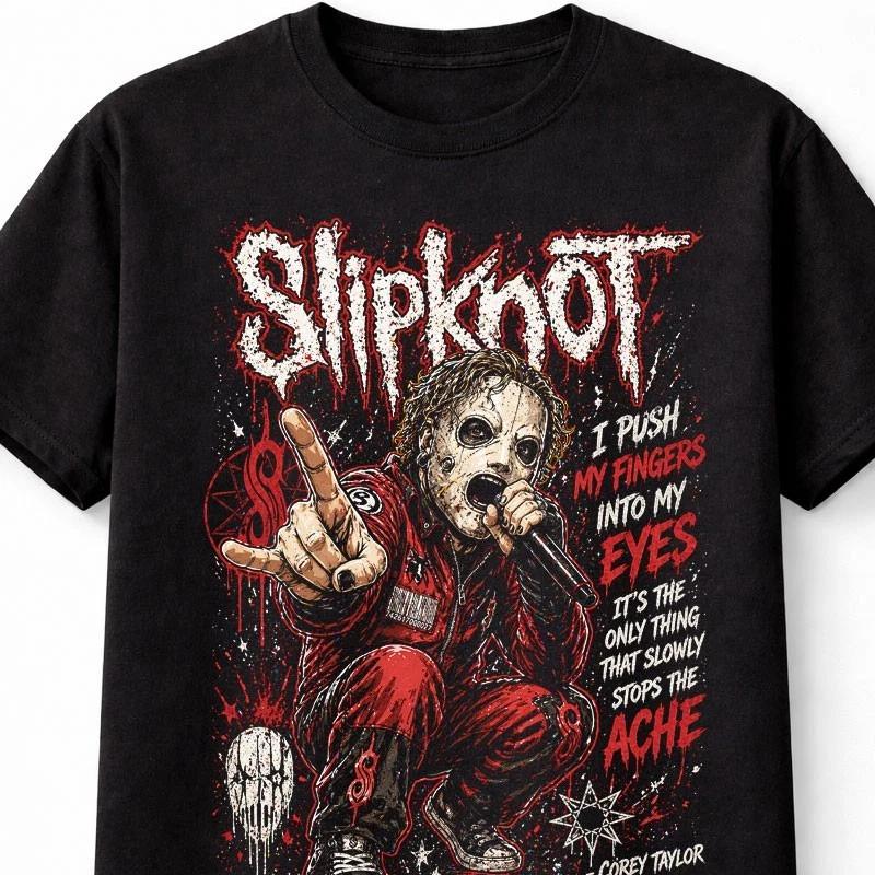 Slipknot Corey Taylor Duality Lyrics Metal Band Graphic Unisex TShirt S