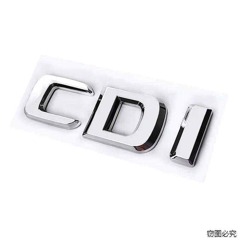 ABS Car Tail Letters Emblem Sticker Auto Fender Side Badge for Mercedes Benz CGI CDI Logo W111 W210 W213 W203 W205 CLK CLA GLA RW1