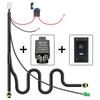 H10 H12 Fog Lights Wiring Harness For Toyota Camry Corolla Verso Hilux Land Cruiser 90 Carina E Lexus IS200 IS300 Switch Relay