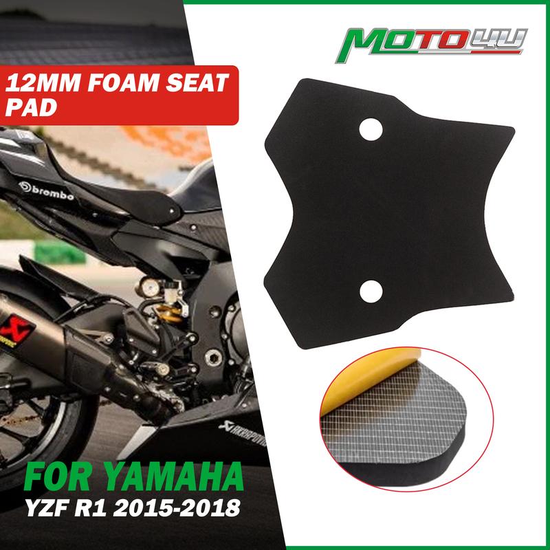 For YAMAHA YZF-R1 R1 2015 2016 2017 2018 Motorcycle 12MM Race Foam Seat Pad Racing Seat Pad Adhesive Customize Accessories