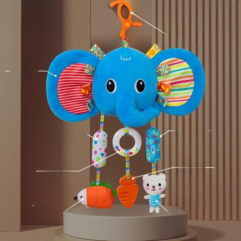 Baby Carriage Hanging Bell With Metal Toy For Infant Stroller And Bed Decor