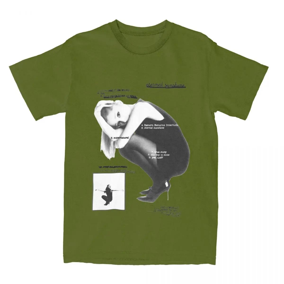 

Eternal Sunshine Треклист Музыкальная Футболка Лето Футболки Арианы Гранде Хлопок Крутая Футболка для Пары Топы с Коротким Рукавом 71821 4XL