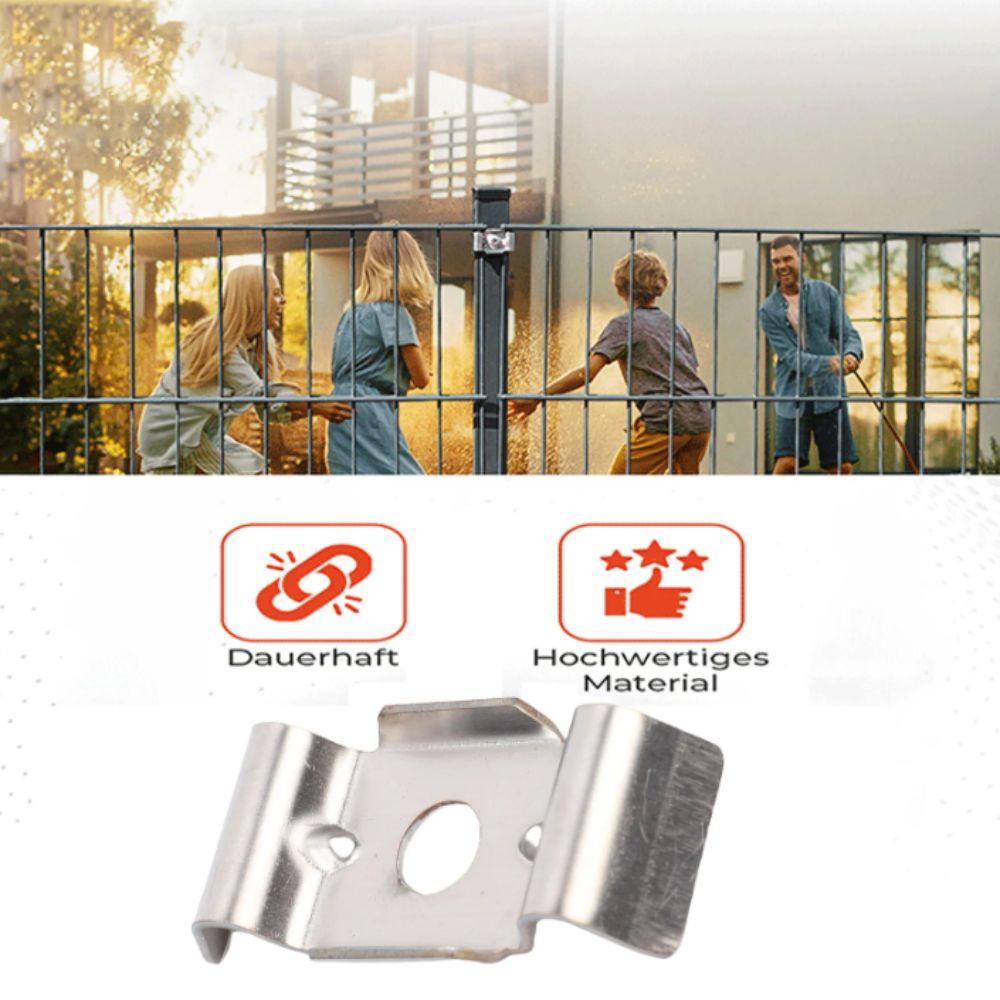 Metal Bracket Fence Attachment Clamps Anti-theft Fence Clamps  Perimeter Security
