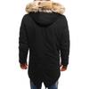  And Winter Men's Fashion Loose Cardigan Warm Lapel Hooded Jacket Sweater