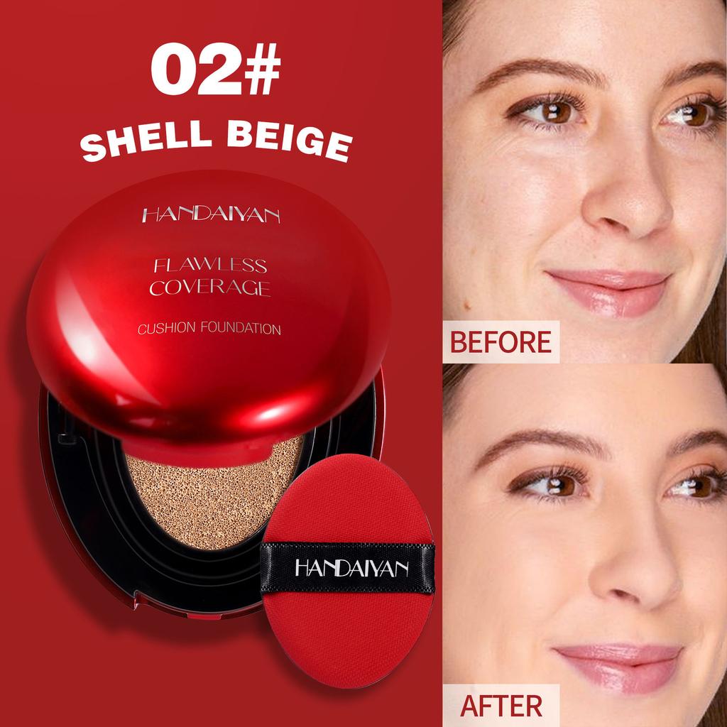 Air Cushion Concealer Liquid Foundation Full Cover Foundation for Long Lasting Moisturizing Concealer Foundation