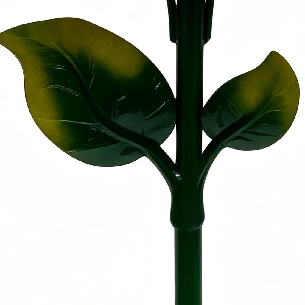 Flower Bird Bath Sunflower Metal Stake Weather-Resistant Water Tray Hummingbird Water Bowl Bath for Outdoor Garden Patio