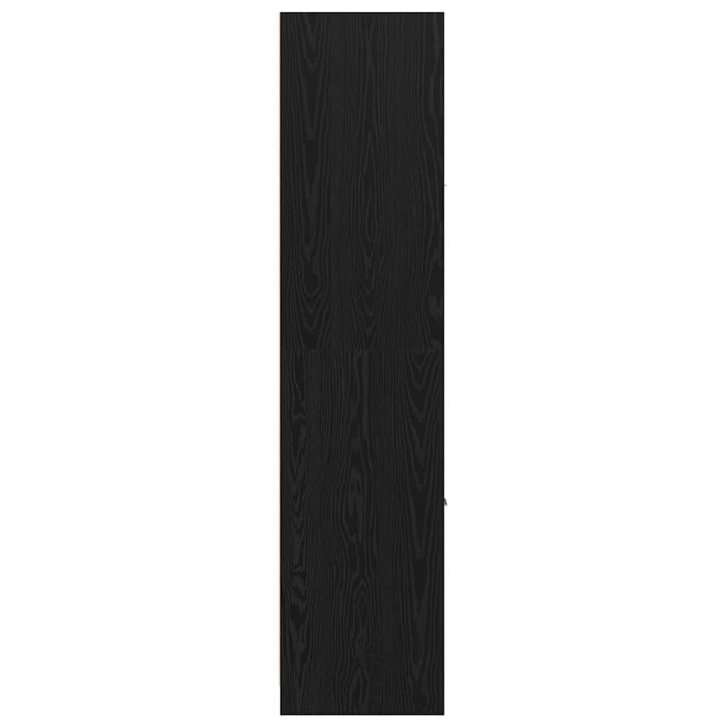 Pharmacy Cabinet Black Oak Effect 40 x 41 x 174.5 cm