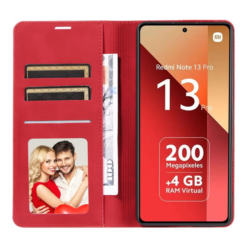 Leather Retro Wallet Flip Case For Xiaomi Poco M6 Pro 5G X6 PocoM6 C65 PocoX6 M6Pro 4G Phone Cover Magnetic Hasp Card slot 2024