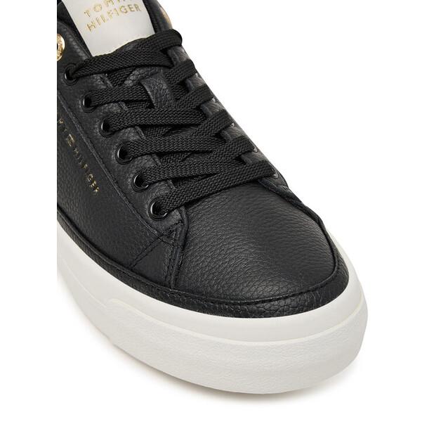 Tommy Hilfiger Th Foxing Platform Leather Sneakers