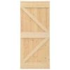 NARVIK Interior Door Solid Pine Natural Finish 80 X 210 Cm