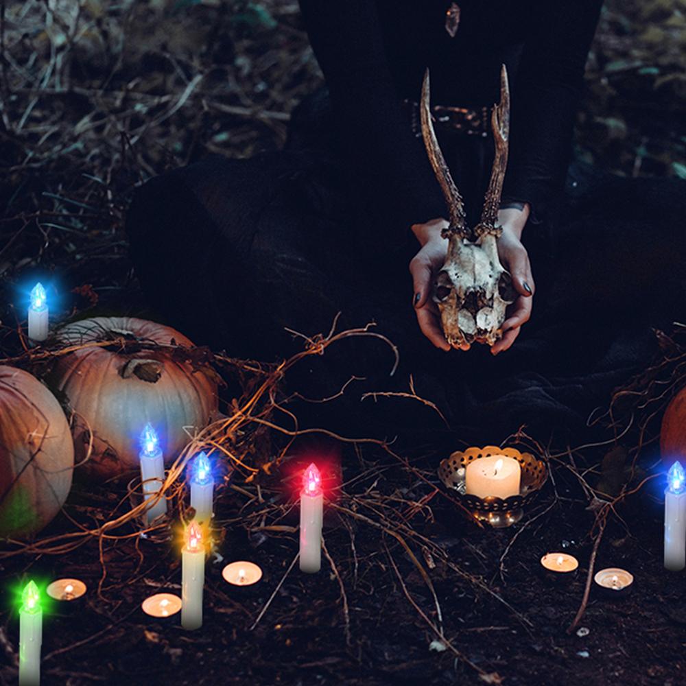 Świece LED, Zdalne sterowanie czasowe, Oświetlenie kolorowe RGB, Wodoodporna świeca elektroniczna, Świeca do dekoracji domu, Walentynki