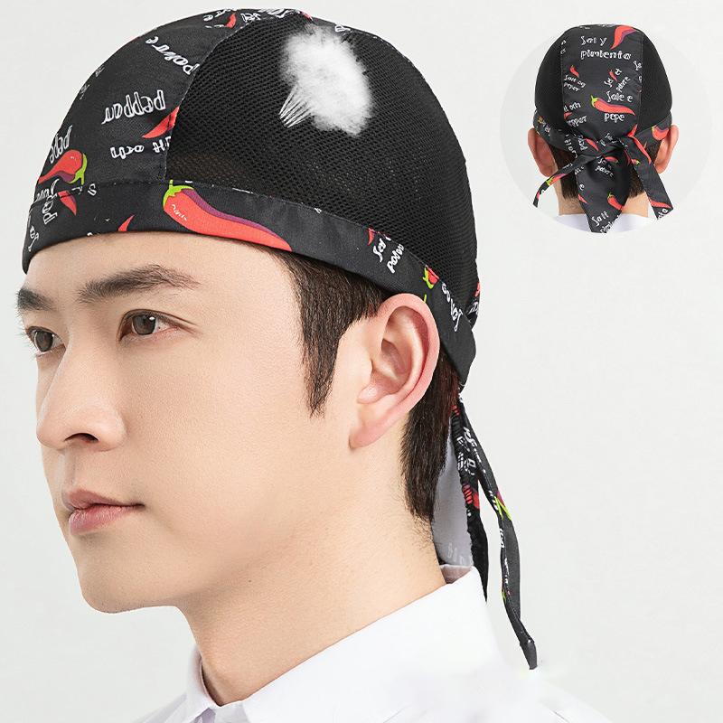 Японская Кухня Шеф-повар Шляпа Ресторан Официант Шапочки для Суши Пиратская Шляпа Дышащая Сетка Рабочая Шляпа Ресторан Регулируемый Шеф-повар Головной Платок One Size