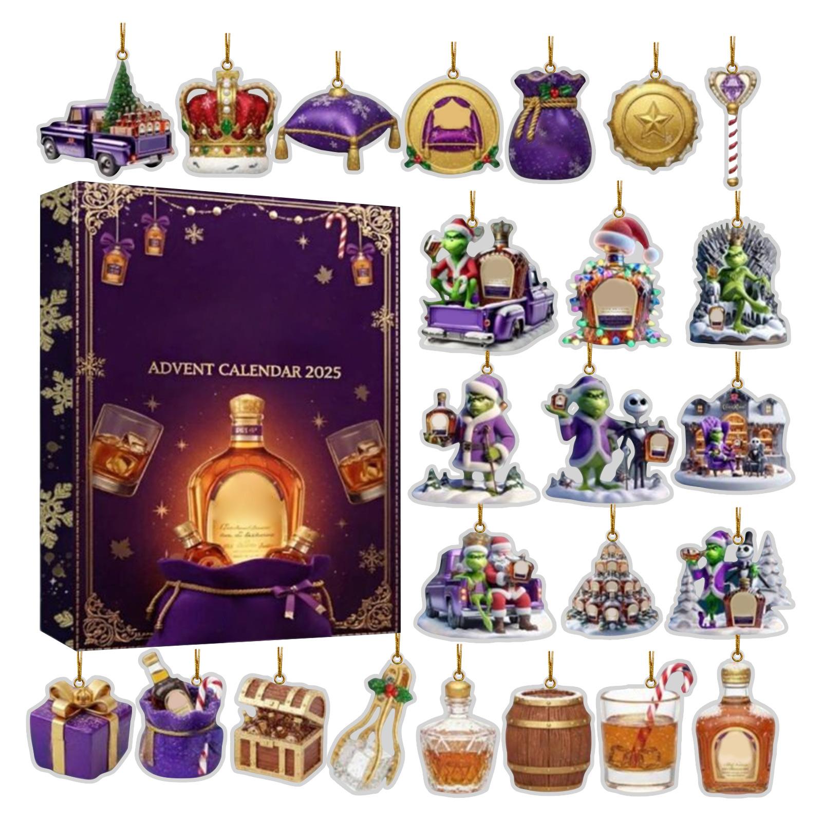 

Календарь обратного отсчета включает 24 подарка, календарь обратного отсчета и игрушки-сюрпризы One Size