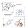 Rainbow Spinner Toy Rainbow Twirler Stick Magical Rainbow Ribbon Spinner Party Bubble Wand for Indoor Outdoor Fun