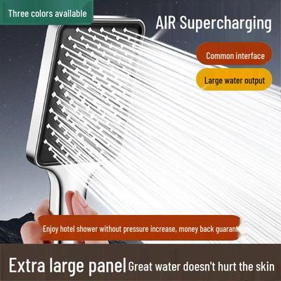 High-Pressure Rainfall Handheld Shower Head Set for Home Bathing