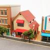 Sankei Diorama Series Cafe B Paper Craft 1/150 MP03-94