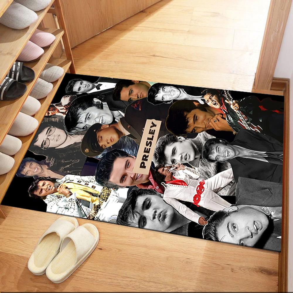Elvis Area Rug Perfect For Playrooms Hallway Dining Room Foyer Antislip Rug Office Home Decor Spiritual Gift