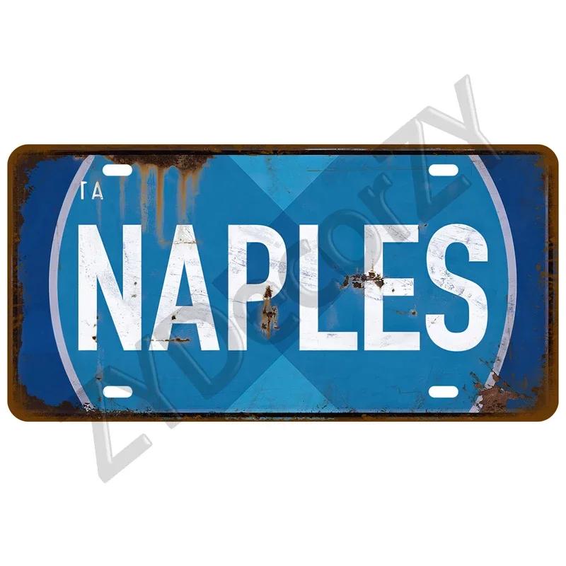 Weißblechschild, Stadt-/Staatsschild, berühmte Stadttafel, Wahrzeichen, Metallschild, Wanddekoration für Garage, Bar, Pub, Club, Hotel, Café, Küche, Zuhause