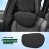 Ideal MEGA Headrest Neck & Lumbar Support Cushion – Suede Pillow for Car Interiors