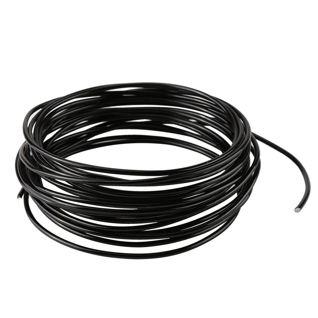 5 Meters  Roll 2mm Round Oxidation Aluminium Wire DIY Accessories For Jewelry Making(black)