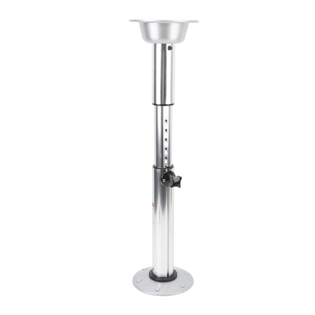 RV Table Pedestal Base Stand Detachable 7 Adjustable Height Aluminum Alloy Table Pedestal Leg Base for Caravan Boat