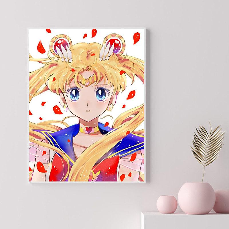 40X50Cm Diamond Painting Large Size Diamond Sticker Bedroom Living Room Decorative Painting With Photo Frame
