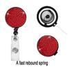 Chest Card Nurse Badge Reel Rhinestone Easy Pull Buckle Retractable Badge Holder  Doctor Hospital