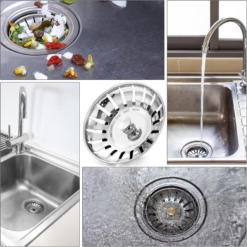 82Mm Kitchen Sink Filter Hole Bathtub Hair Catcher Stopper Bathroom Sewer Drain Strainer Basin Sink Waste Filter Tools