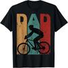 Vintage Bicycle Dad Cycling Cyclist Daddy Father's Day Gift T-Shirt
