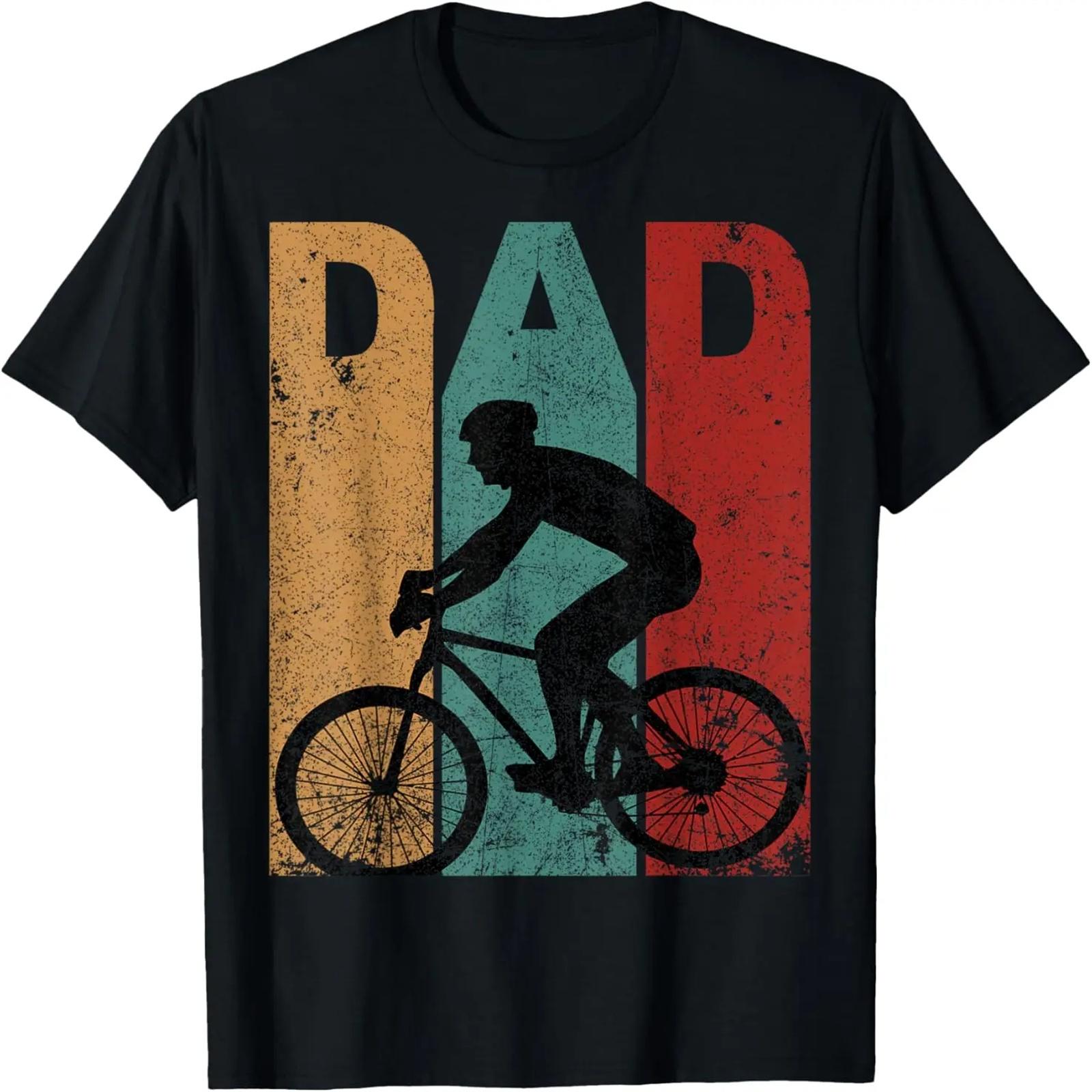 

Vintage Bicycle Dad Cycling Cyclist Daddy Father s Day Gift T-Shirt XXXXXL чёрный
