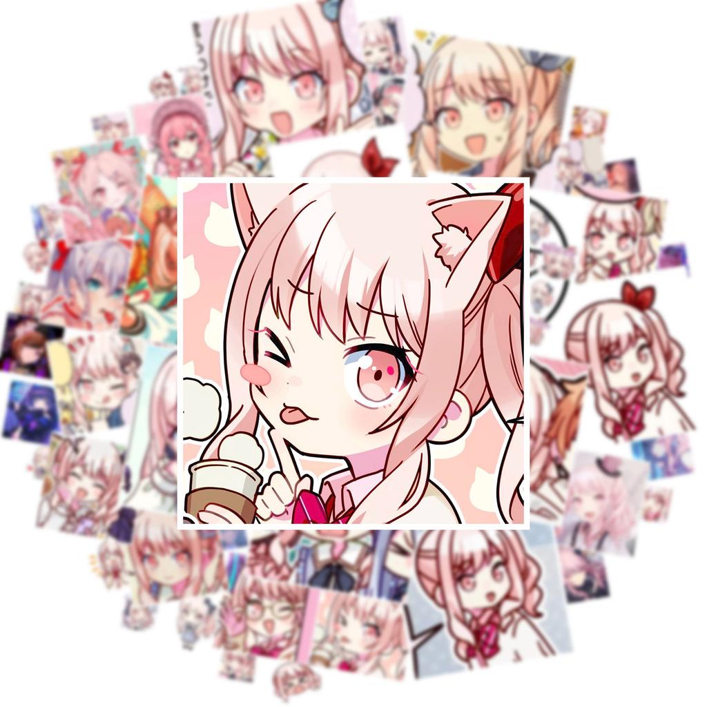 10/30/50PCS Akiyama Mizuki Stickers Catoon Waterproof Graffiti Vinyl Decals Laptop Toy Kid Gifts