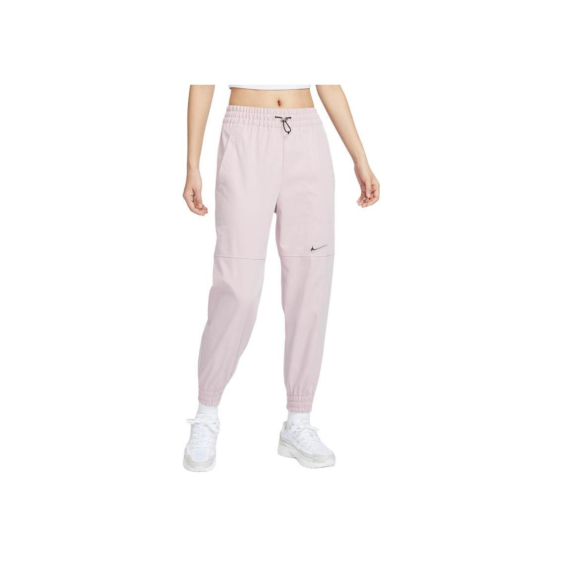 

Nike Breathable Warm Cuffed Drawstring Knitted Sports Pants Women bottoms Pink CZ8910-645 L