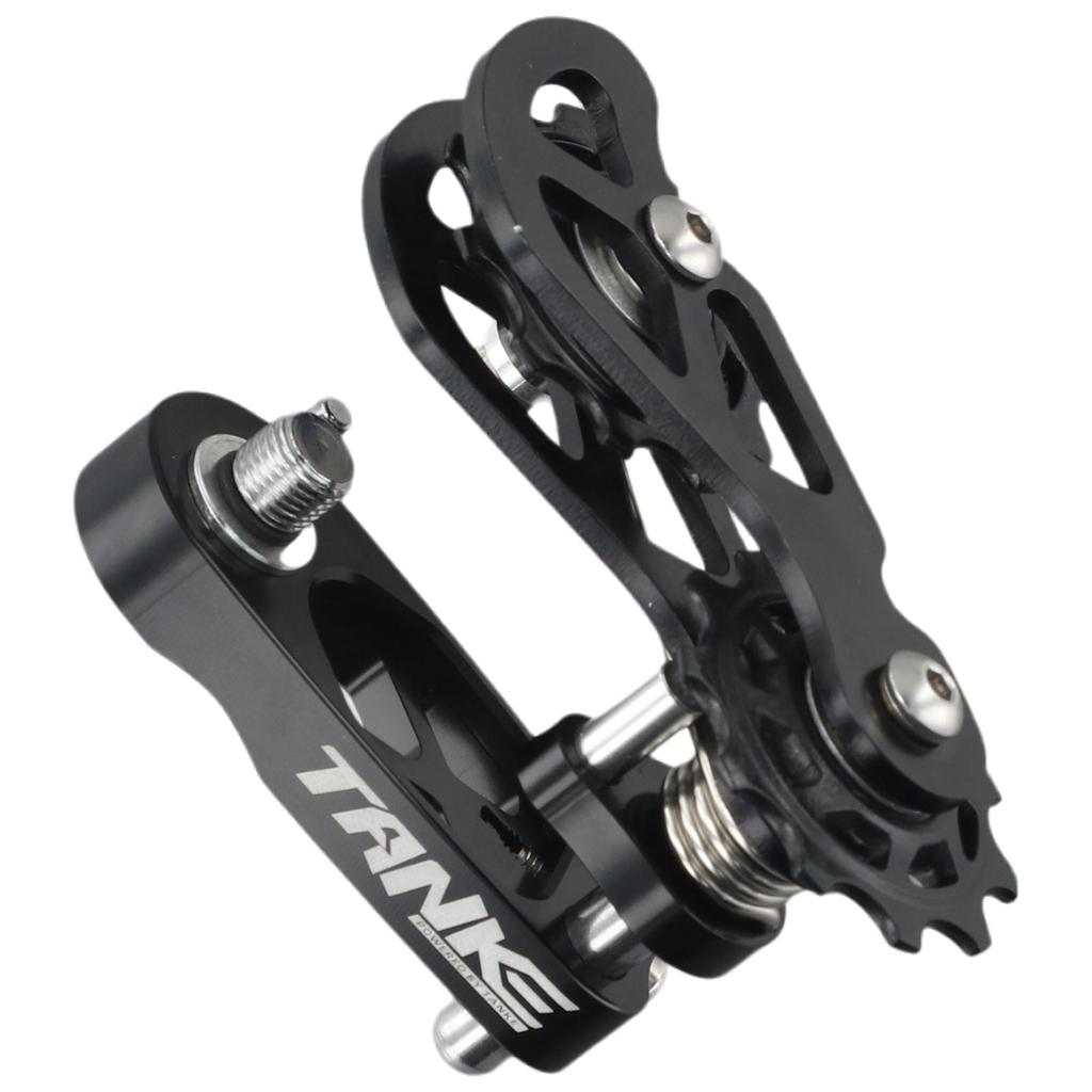 Bike Bicycle Chain Tensioner Chain Guide Floating Pulley Adjust Wheel