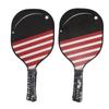 2 Stück Pickleballschläger Langlebiges Holz PP Komfortabler Griff Leichtgewicht Pickleball-Set mit 4 Bällen