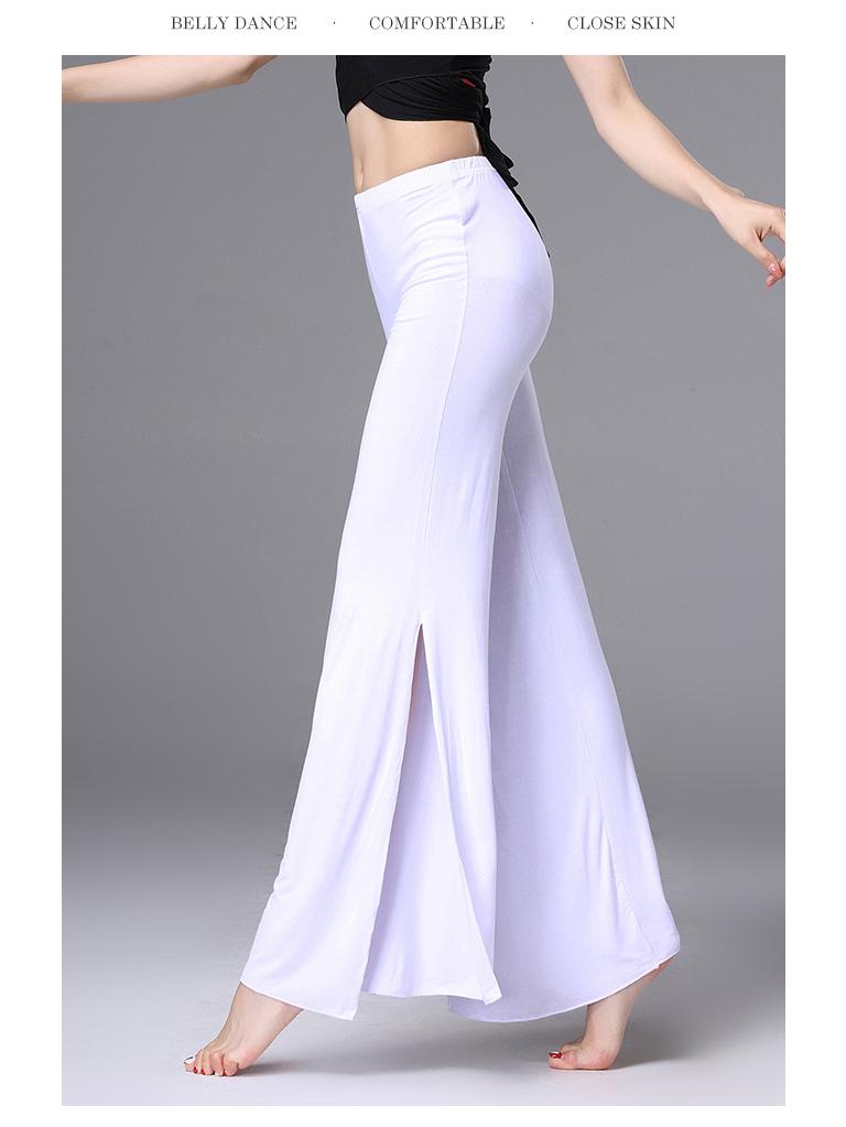 2025 Damskie Luźne Drapowane Modalne Szerokie Spodnie do Tańca i Jogi