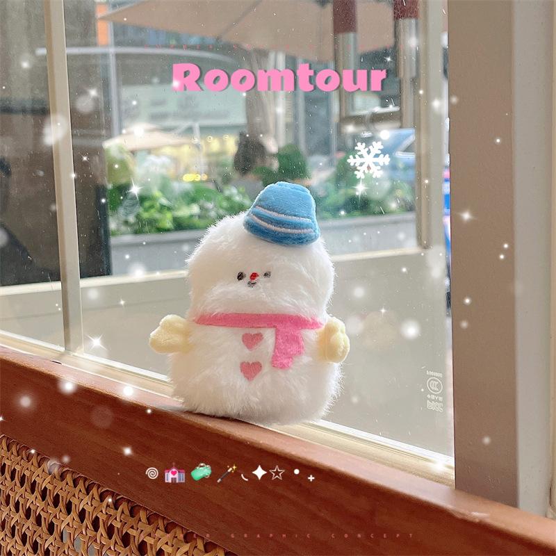 Plush snowman for AirPods 1 apple bluetooth wireless headset cover 1/1/1 generation pro1 autumn and winter female cute
