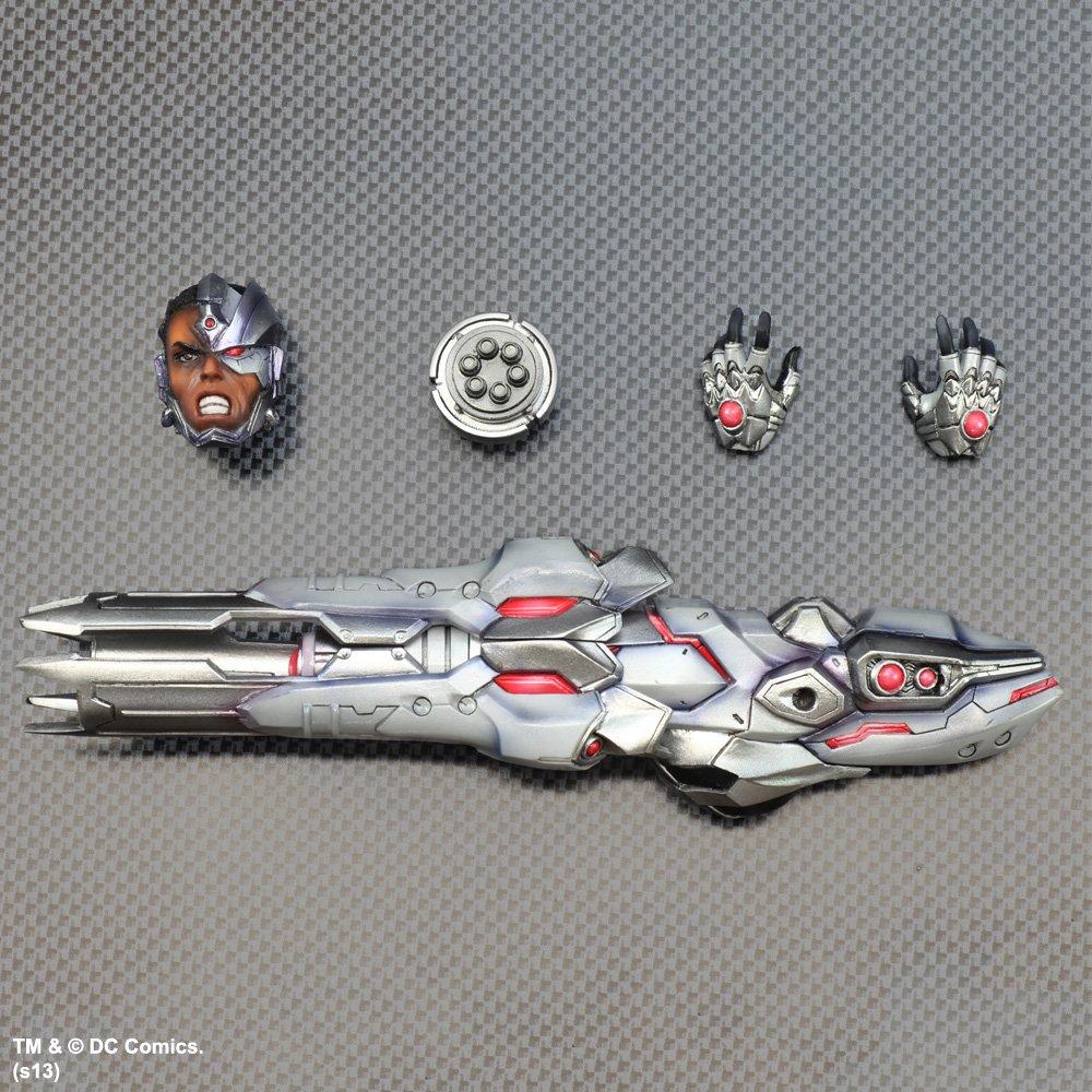 DC Comics VARIANT PLAY ARTS Kai Cyborg (PVC painted action figure)