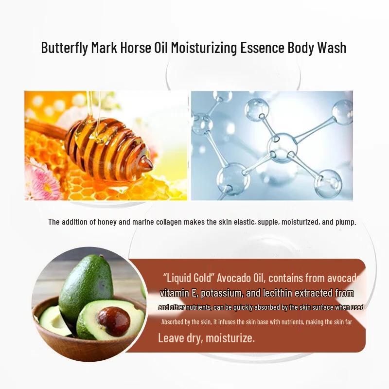 Die Yin Japanese Horse Oil Hydrating Shampoo & Moisturizing Shower Gel Set