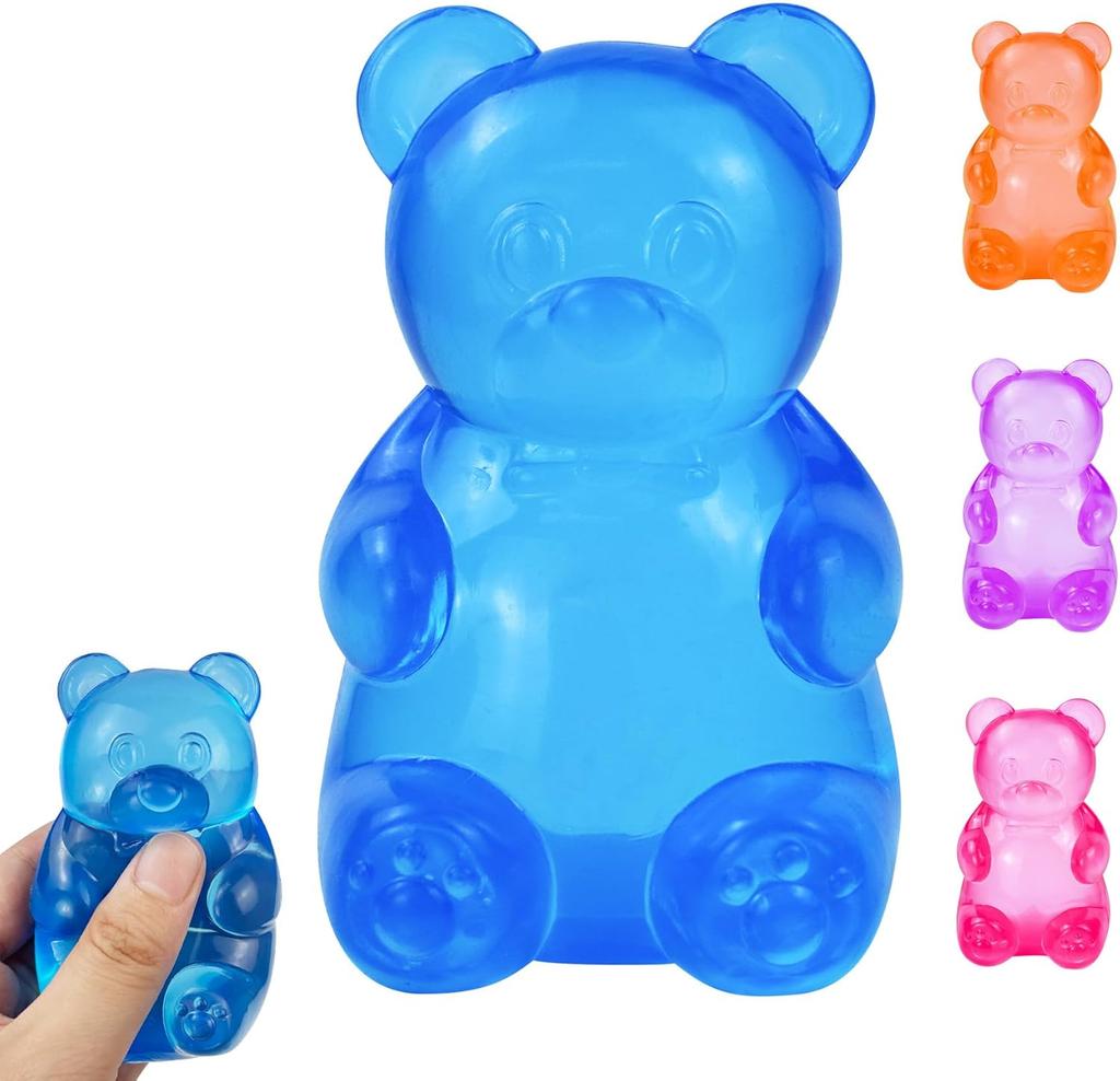 Jouets Enfants Ours Anti-Stress Taba Boules Squishy, Ours Jouet Taba Squishy pour Soulager le Stress Boules à Presser pour Cadeau d'Anniversaire Cadeaux Petits Cadeaux de Fête