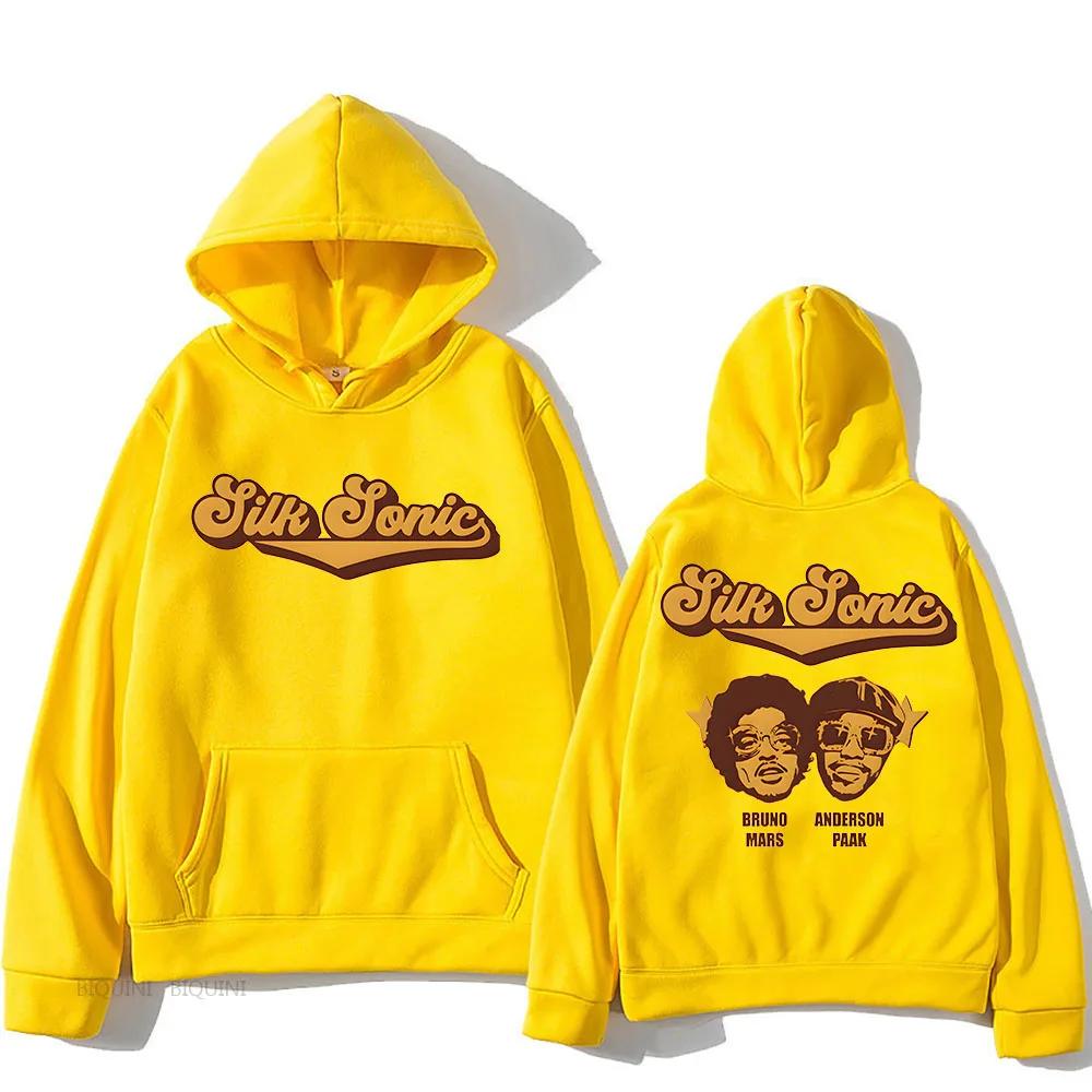 ברונו מארס קפוצ'ון הדפסה גרפית גותי קפוצ'ון נוח סווטשירט חורף רטרו בגדי פאנק היפ הופ פאנק קפוצ'ון