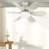 ZK30 Ceiling Fan Light Remote Control E26/E27 Base Dimmable Ceiling Fan with Light for Garage Bathroom Bedroom Kitchen