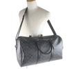 COACH Shoulder Bag Ventura Bag Signature Canvas 2WAY Boston bag Black Used