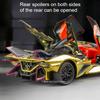 1:32 Apollo Evo Hellcat Miniatur Sportwagen Diecast Legierungsmodelle Spielzeug Vorderradlenkung Stoßdämpfung Autos Sammelgeschenke