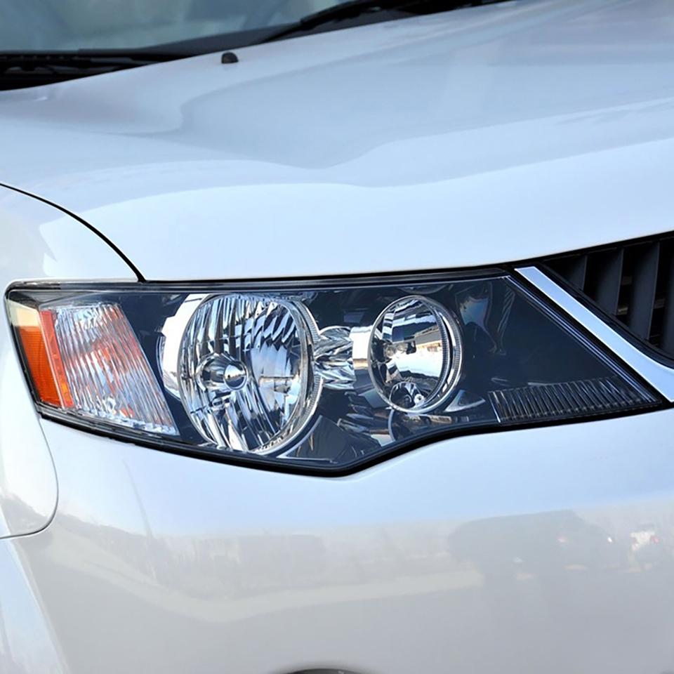 For Mitsubishi Outlander EX 2007 2008 2009 Headlight Cover Transparent Lampshade Lamp Shade Plexiglass Replace Original Lens