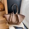 Frühlings-Neue plissierte große Tragetasche Damenmode vielseitige Pendlertasche tragbare Flügeltasche