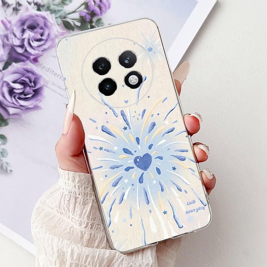 For Realme 13 Pro 5G Case RMX3990 Colorful Flowers Painted Cover Soft Slim Phone Case For Realme 13 Pro Plus Realme13 Pro+ Shell