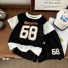 Childrens Summer Sports Outfit With Cartoon Pattern For Toddler Boys And Girls
