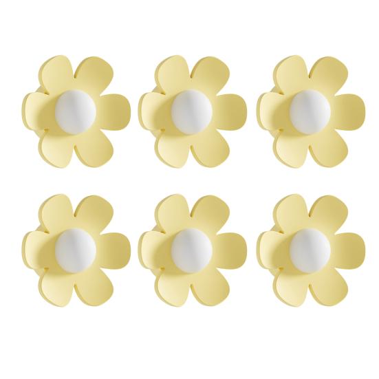 1/6 ks Kryt odtoku přepadového otvoru dřezu Silikonový Kuchyňský Koupelnový Umyvadlový Přepadový Odtokový Otvor Květinová Zátka Vložka Těsnicí Kryt